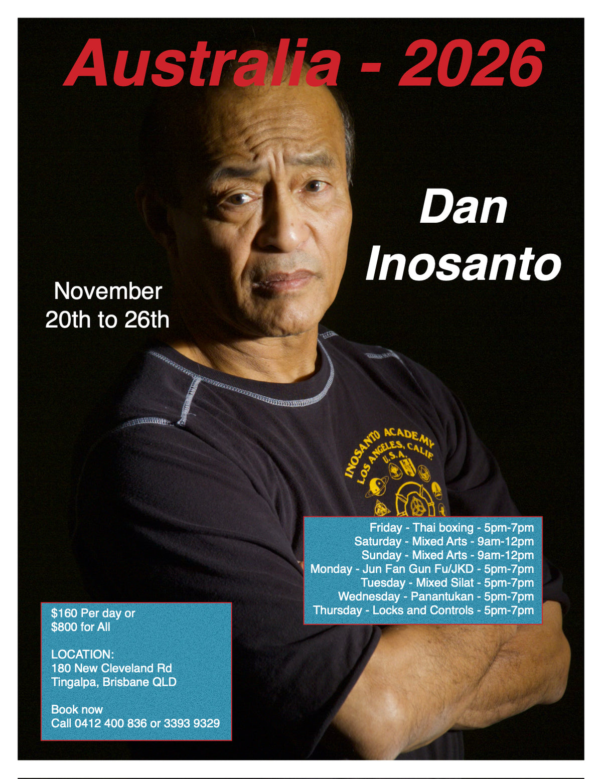 20261120 - Guro Dan Inosanto - Tingalpa, Brisbane AUS