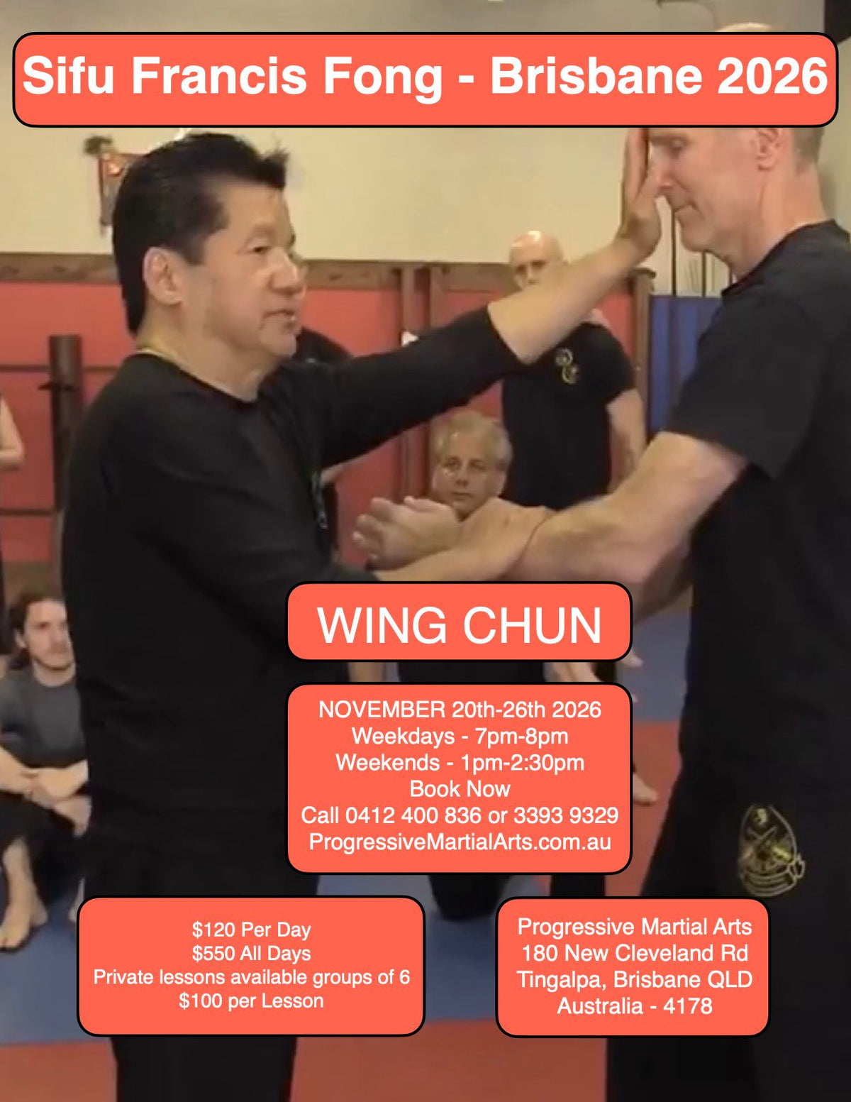 20261120 - Sifu Francis Fong - Tingalpa, Brisbane AUS