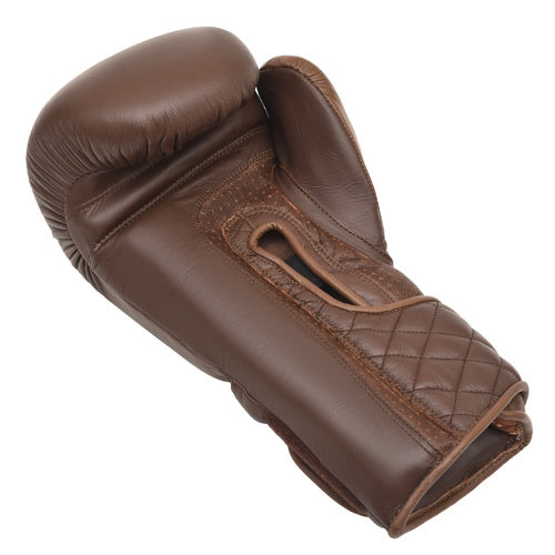 Boxing Gloves - 12oz - Morgan Brand - Brown Leather