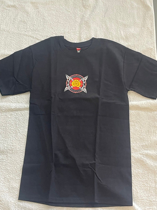 T-Shirt - Inosanto T-Shirt Red and Gold Shield Logo